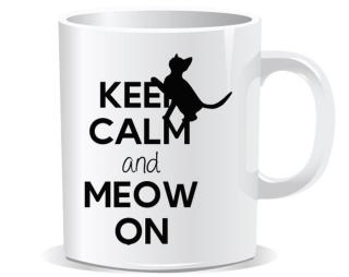 Keep calm and meow on Hrnek Premium