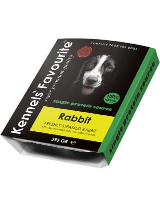 Kennels' Favourite krmivo v hliníkových kapsičkách - Rabbit/Králičí maso 395 g