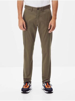 Khaki pánské chino kalhoty Celio Pobelt