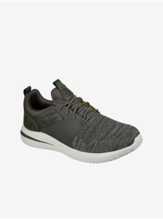 Khaki pánské tenisky Skechers