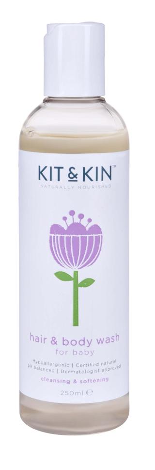 KIT and KIN dětský tělový a vlasový šampon 250 ml