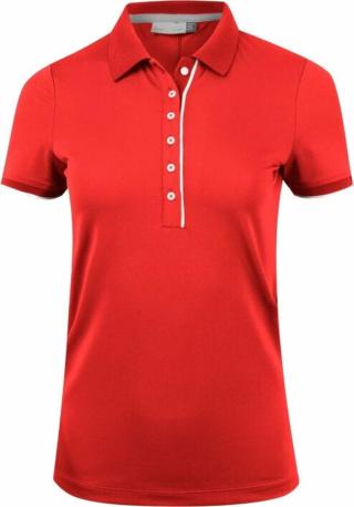 Kjus Womens Sia Polo S/S Cosmic Red 36