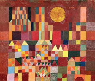 Klee, Paul - Obrazová reprodukce Castle and Sun, 1928,