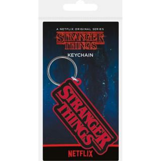 Klíčenka gumová Stranger Things logo