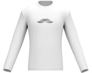 Knír movember Pánské tričko dlouhý rukáv