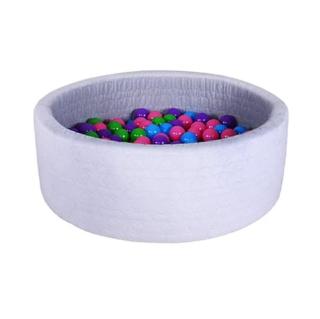 Knorr toys® Kuličková koupel měkká - Cosy geo grey 300 kuliček měkkých color