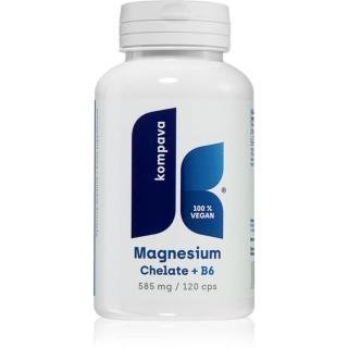 Kompava Magnezium chelát+B6 kapsle pro podporu zdraví nervové soustavy 120 cps