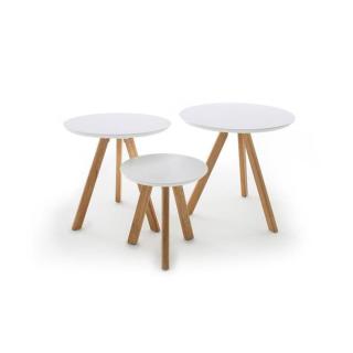 Konferenční stolek Modun - set 3 kusů