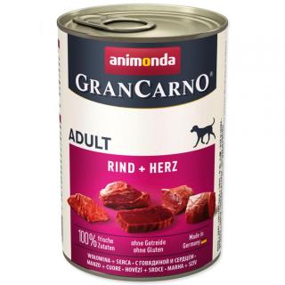 Konzerva Animonda Gran Carno hovězí + srdce 400g