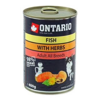 Konzerva Ontario Multi Fish and Salmon Oil 400g