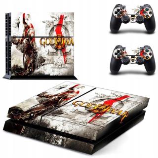 Konzoli a ovladač PS4 samolepky Hry God of War P