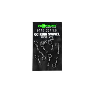 Korda Obratlík s kroužkem PTFE QC Ring Swivel 8ks