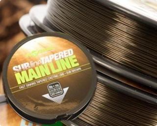 Korda Ujímaný vlasec Subline Tapered Mainline 0,33-0,50mm brown 300m