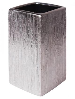 Koupelnový keramický set FLOSS stříbrná Mybesthome název: kalíšek na zubní kartáček
