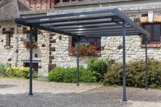 Kovový přístřešek / carport 297 x 494 cm Dekorhome,Kovový přístřešek / carport 297 x 494 cm Dekorhome