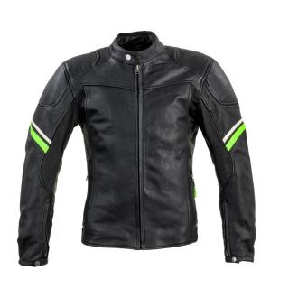 Kožená moto bunda W-TEC Montegi  matně černá  6XL