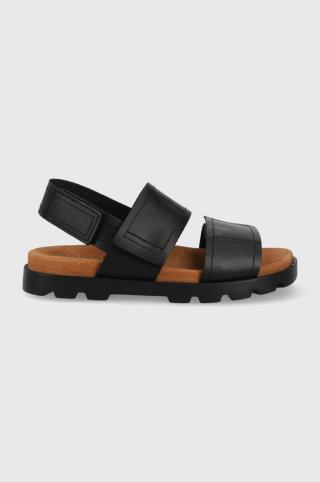 Kožené sandály Camper Brutus Sandal pánské, černá barva