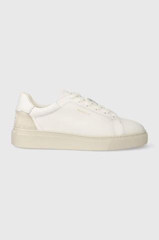 Kožené sneakers boty Gant Julice bílá barva, 27531173.G29