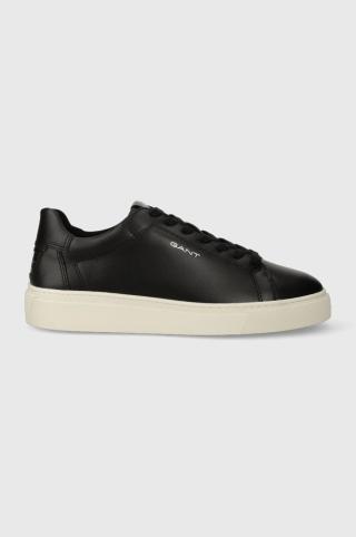 Kožené sneakers boty Gant Mc Julien černá barva, 27631219.G00