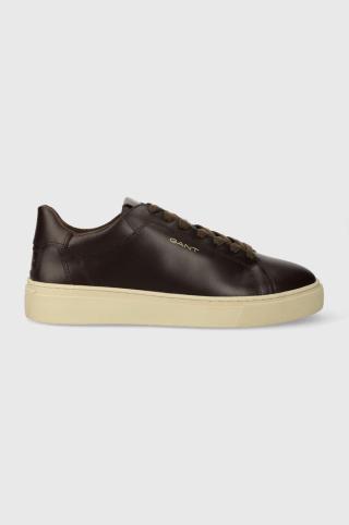 Kožené sneakers boty Gant Mc Julien hnědá barva, 27631219.G46