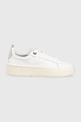 Kožené sneakers boty Lacoste Carnaby bílá barva, 45SFA0040