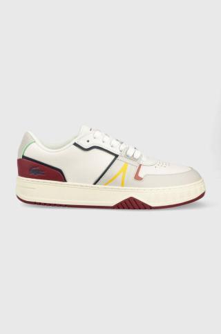 Kožené sneakers boty Lacoste L001 Leather Sneaker bílá barva, 42SMA0092