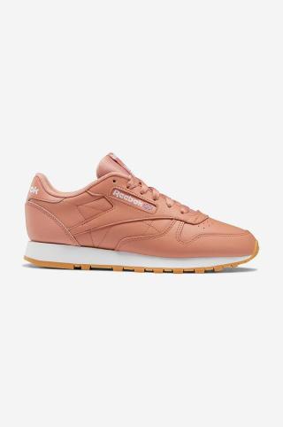 Kožené sneakers boty Reebok Classic Classic Leather oranžová barva, GY6811-POMARANCZ