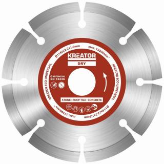 Kreator Krt080100-diamantový kotouč segmentový 115mm Univerzal 3ks sada