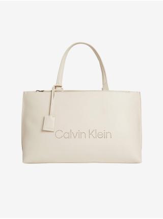 Krémový dámský shopper Calvin Klein