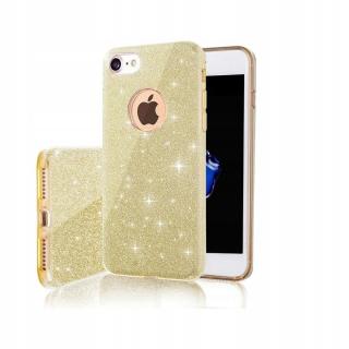 Kryt Glitter 3in1 pro iPhone 7 8 2 zlatý