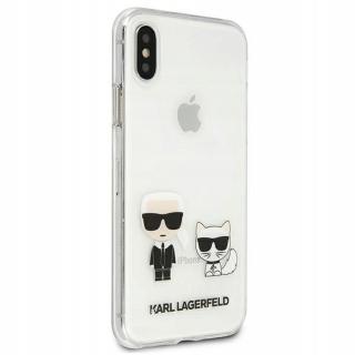 Kryt Karl Lagerfeld pro iPhone Xs Max Transparent