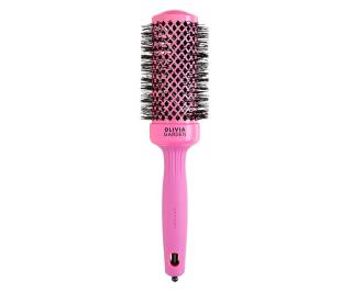 Kulatý foukací kartáč na vlasy Olivia Garden Expert Blowout Shine Pink - 45 mm  + dárek zdarma