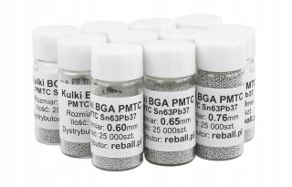 Kuličky Bga Olovní Pmtc 0,50mm 25tisíc Reballing