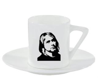 Kurt Cobain Espresso hrnek s podšálkem 100ml