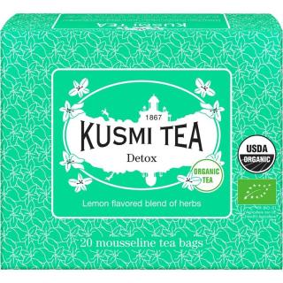 Kusmi Tea Detox porcovaný čaj v BIO kvalitě 20 ks