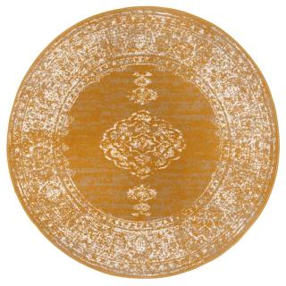 Kusový koberec Gloria 105518 Mustard kruh-160x160  kruh