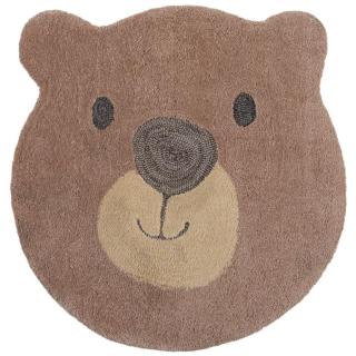 Kusový koberec Zest Kids Bear Face Brown-70x70