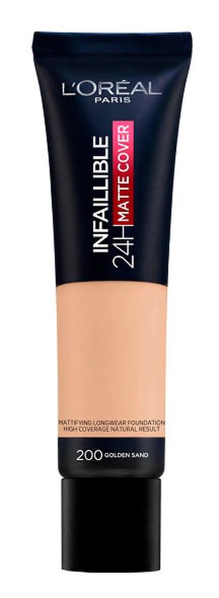 L'Oréal Paris Infaillible Matte Make-up odstín 200 Golden Sand 35 ml