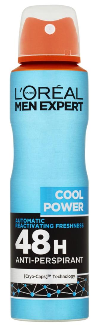 L'Oréal Paris Men Expert Cool Power pánský antiperspirant ve spreji 150 ml