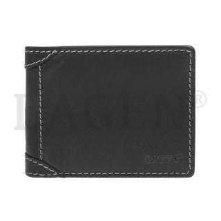 Lagen Pánská peněženka kožená 511461 Černá