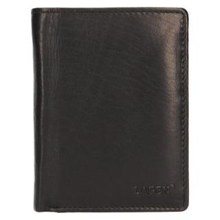 Lagen pánská peněženka kožená 6538 Black