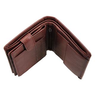 Lagen Pánská peněženka kožená LM 8314 Hnědá