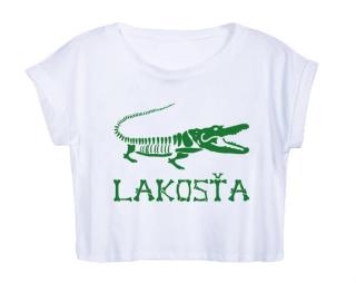 Lakosťa Dámské tričko Organic Crop Top