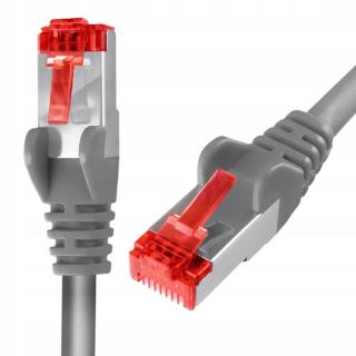 Lan kabel RJ45 Cat 6 S/ftp AWG27 Lszh šedý 3m