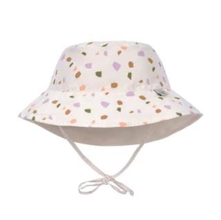 LÄSSIG UV sluneční klobouk Pebble s bílé barvy