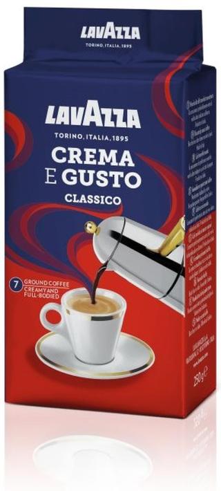 Lavazza Crema e Gusto mletá Káva 250 g