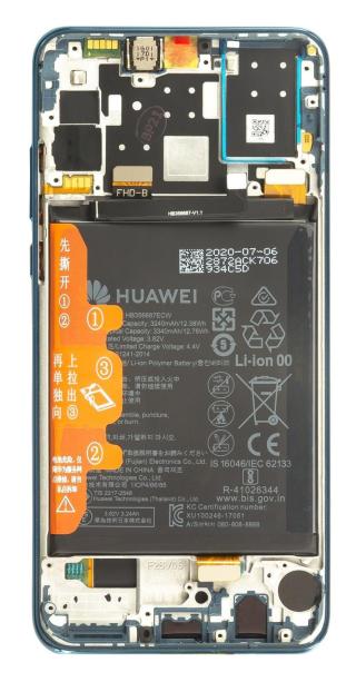LCD + dotyk + přední kryt + baterie pro Huawei P30 Lite