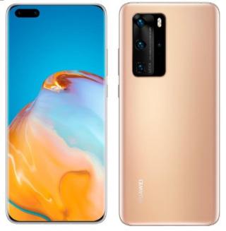 LCD + dotyk + přední kryt pro Huawei P40, blush gold