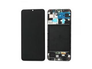 LCD + dotyk + rámeček pro Samsung Galaxy A50, black