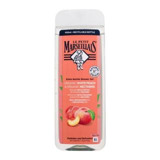 Le Petit Marseillais Extra Gentle Shower Gel Organic White Peach & Organic Nectarine 400 ml sprchový gel pro ženy